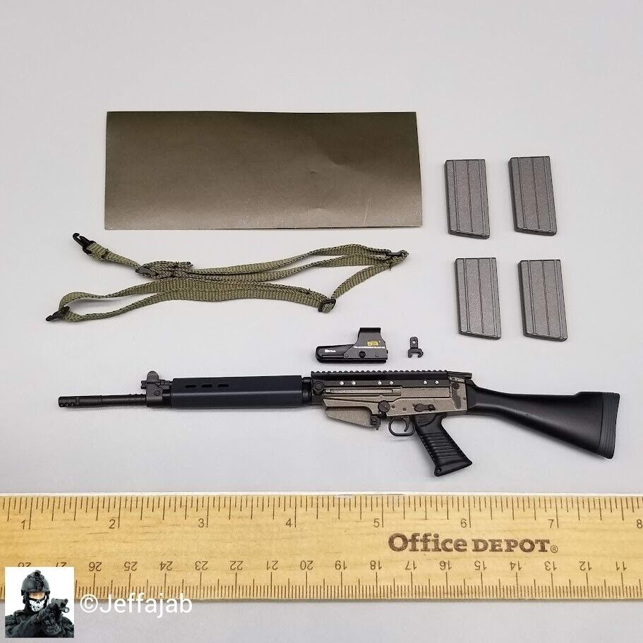1:6 Easy & Simple PMC Urban Operation Sniper DSA SA58 Rifle for 12" Figures
