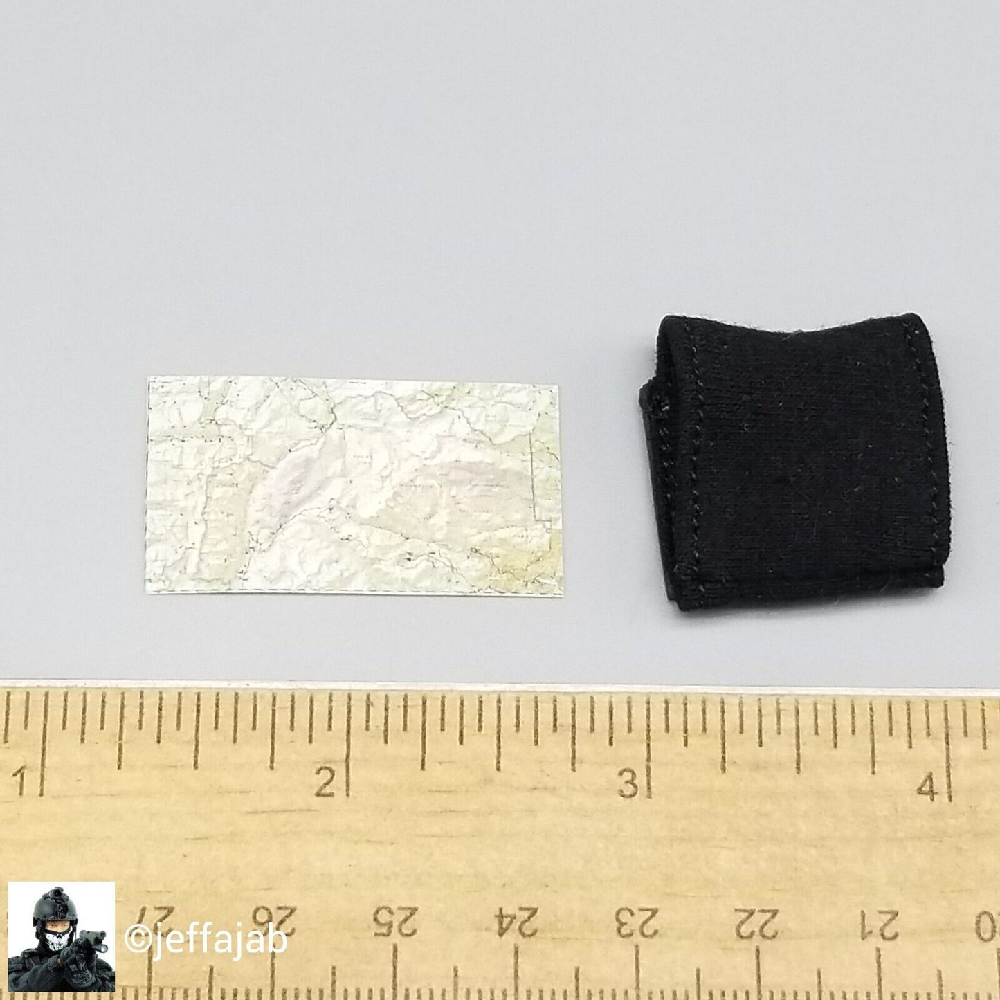 1:6 Easy & Simple Special Forces Group Crisis Response Force Map w/ Wrist Pouch