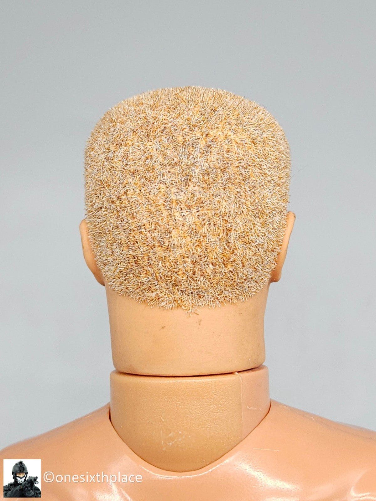 1:6 scale Hasbro GI Joe 1996 Male Body w/ Blond Flocked Hair Beard 12" Figure
