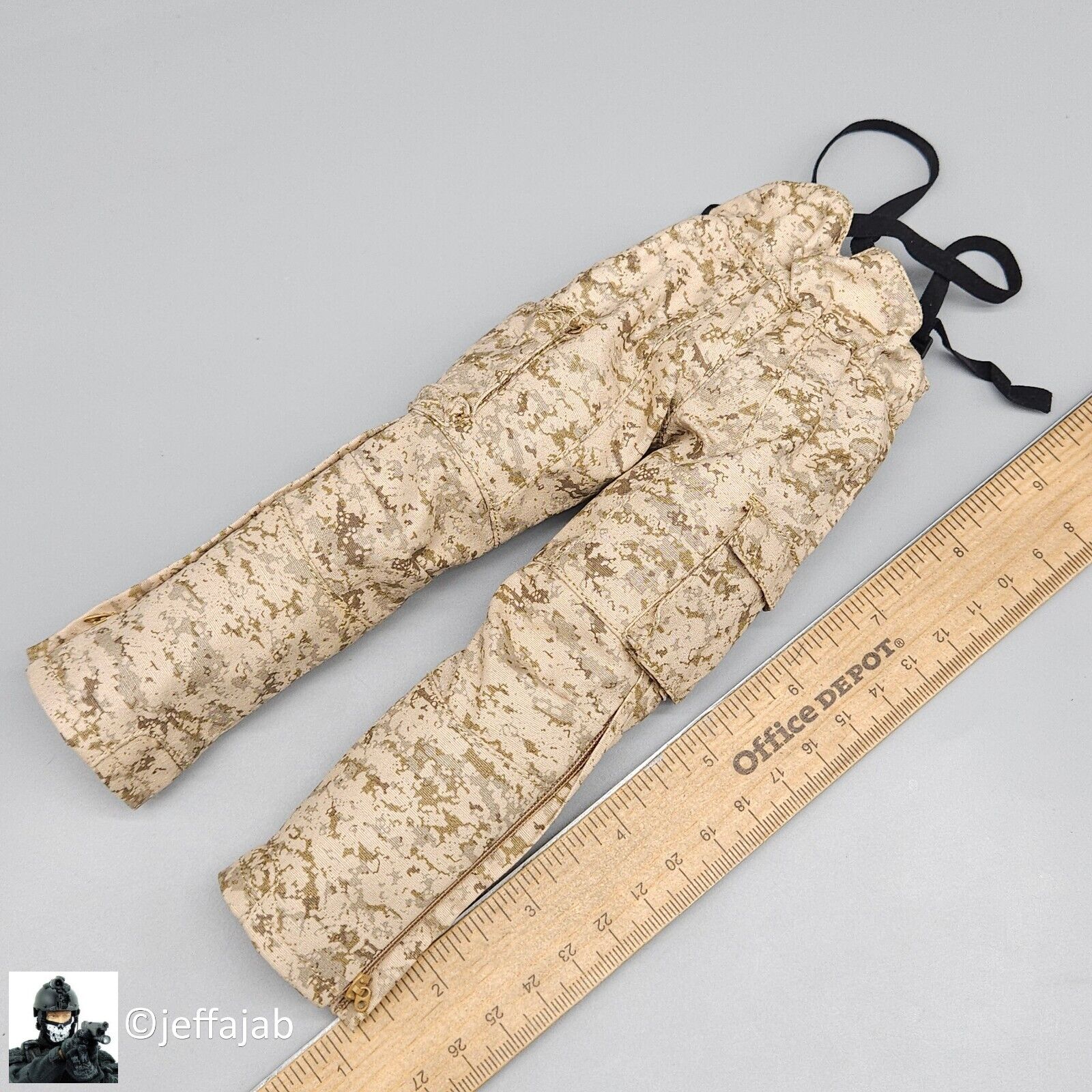 1:6 Easy & Simple Recce Element AOR1 Camo Winter Combat Pants for 12" Figures