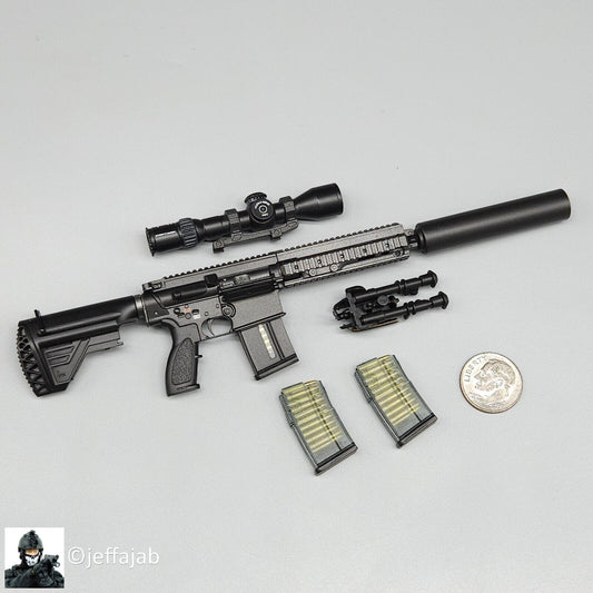 1:6 Easy & Simple Russian FSB Spetsnaz ALPHA MR308 7.62 Assault Rifle 12" Figure