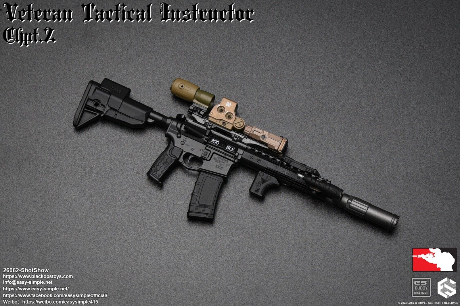 1:6 Easy & Simple Veteran Tactical Instructor Ch II SHOT Show N4 Rifle Set