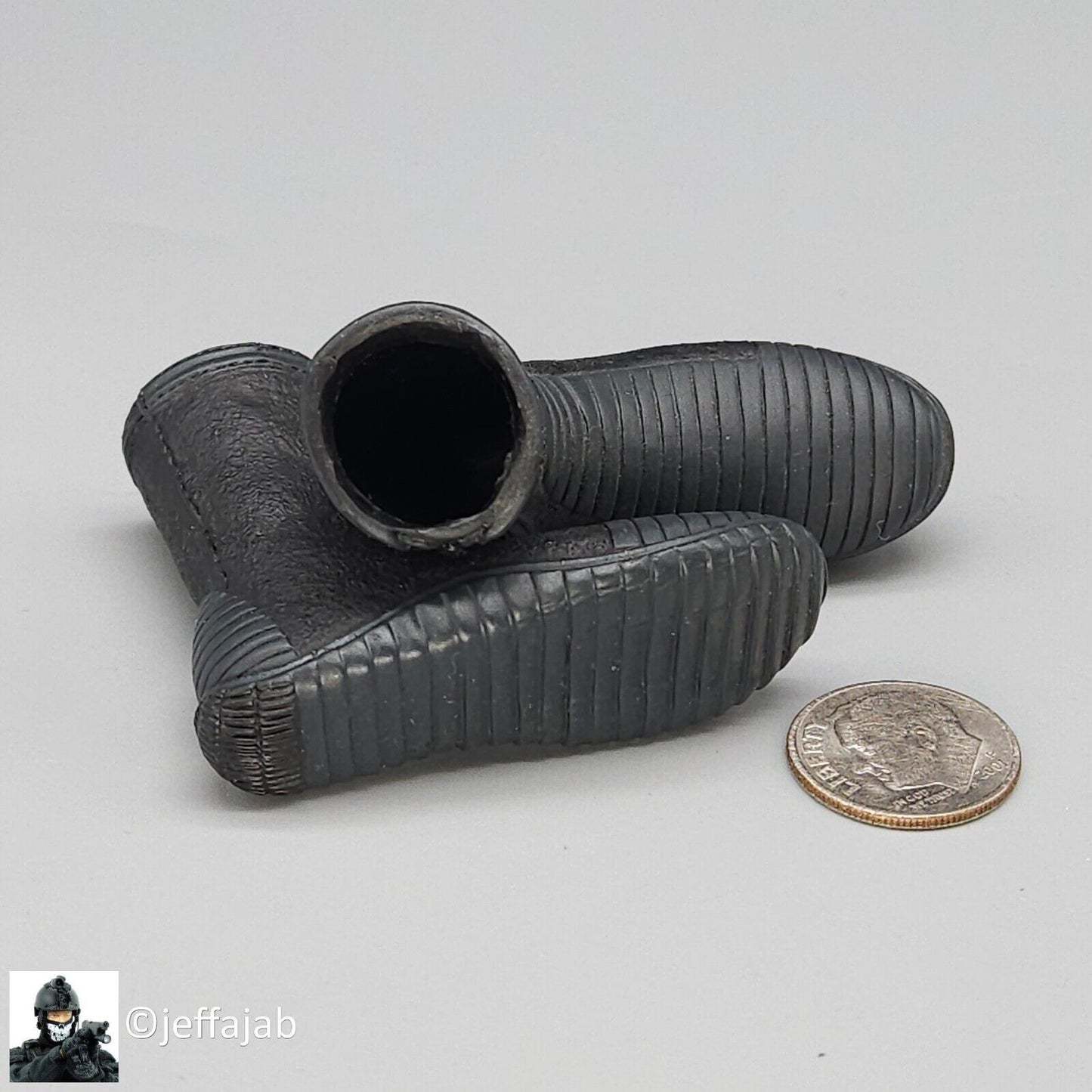 1:6 BBI Richard Marcinko Combat Swimmer SCUBA Diving Boots for 12" Figures