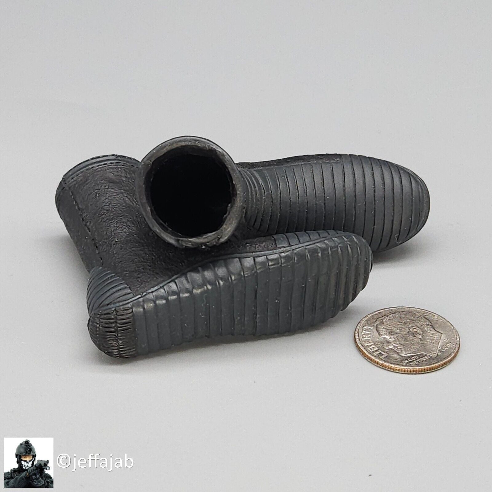 1:6 BBI Richard Marcinko Combat Swimmer SCUBA Diving Boots for 12" Figures