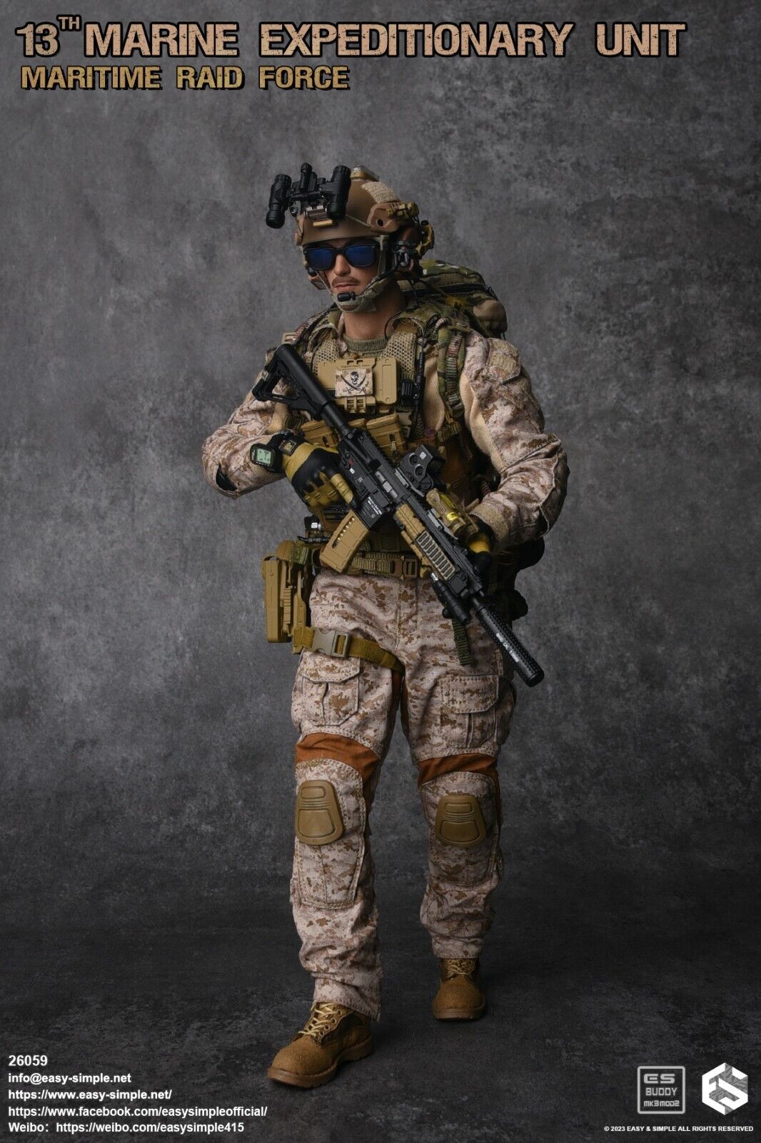 1:6 scale Easy & Simple 13th MEU Maritime Raid Force S20 Juggernaut Phone Case