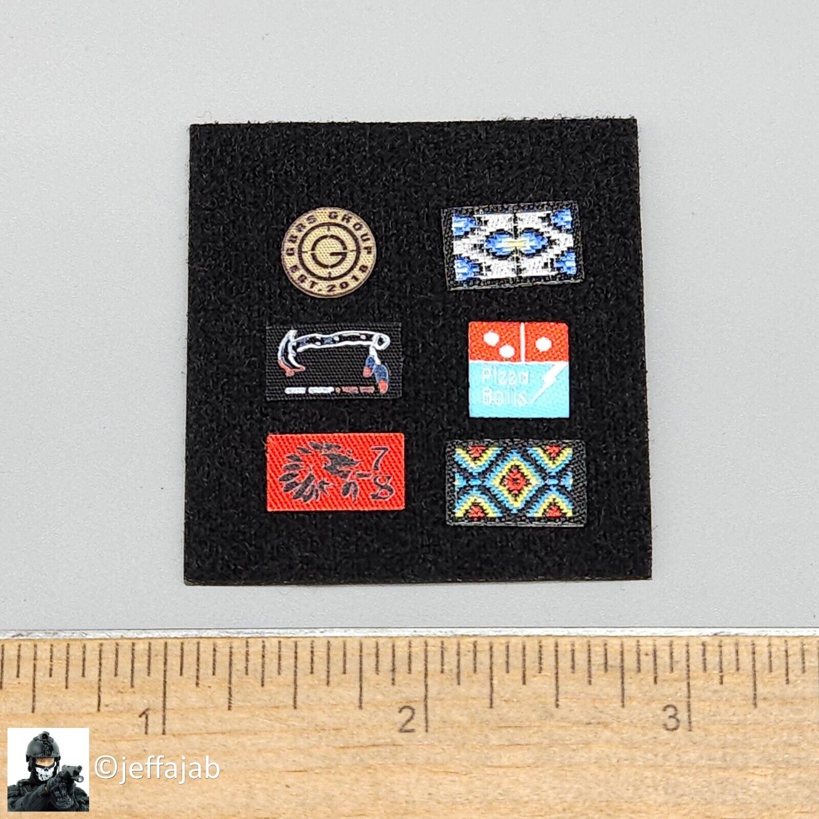 1:6 scale Easy & Simple Veteran Tactical Instructor Chapter II Patches Set