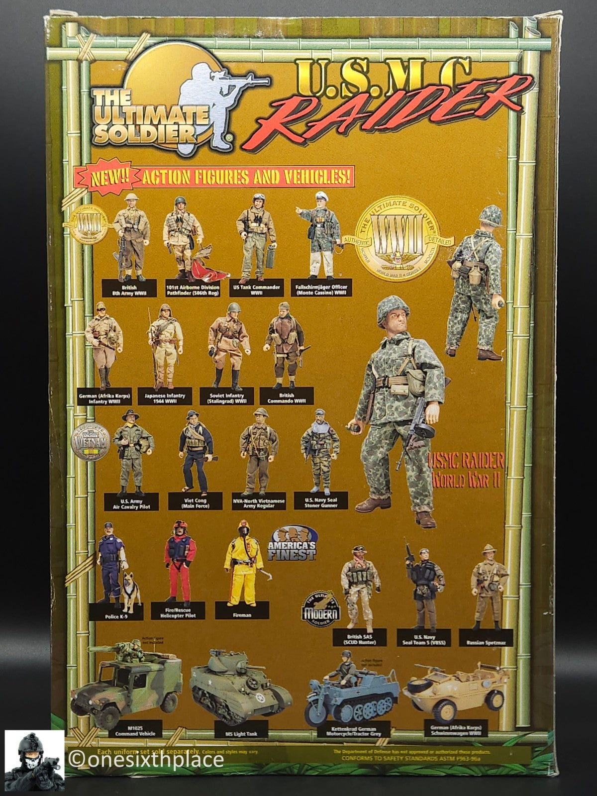 1:6 scale Ultimate Soldier WWII USMC Raider 12" Action Figure
