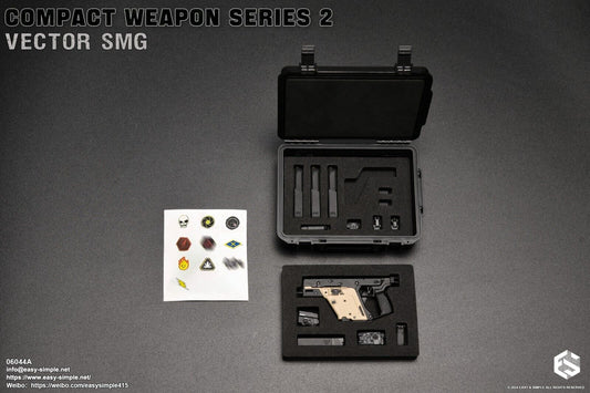 1:6 scale Easy & Simple Compact Weapons Series 2 Vector SMG Set A 12" Figures