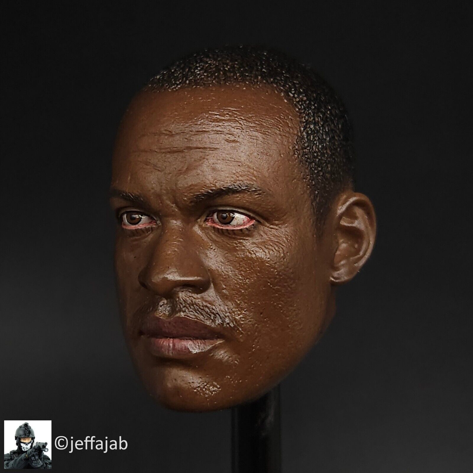 1:6 Soldier Story The Division 2 Agent Caleb Dunne Male Head Sculpt
