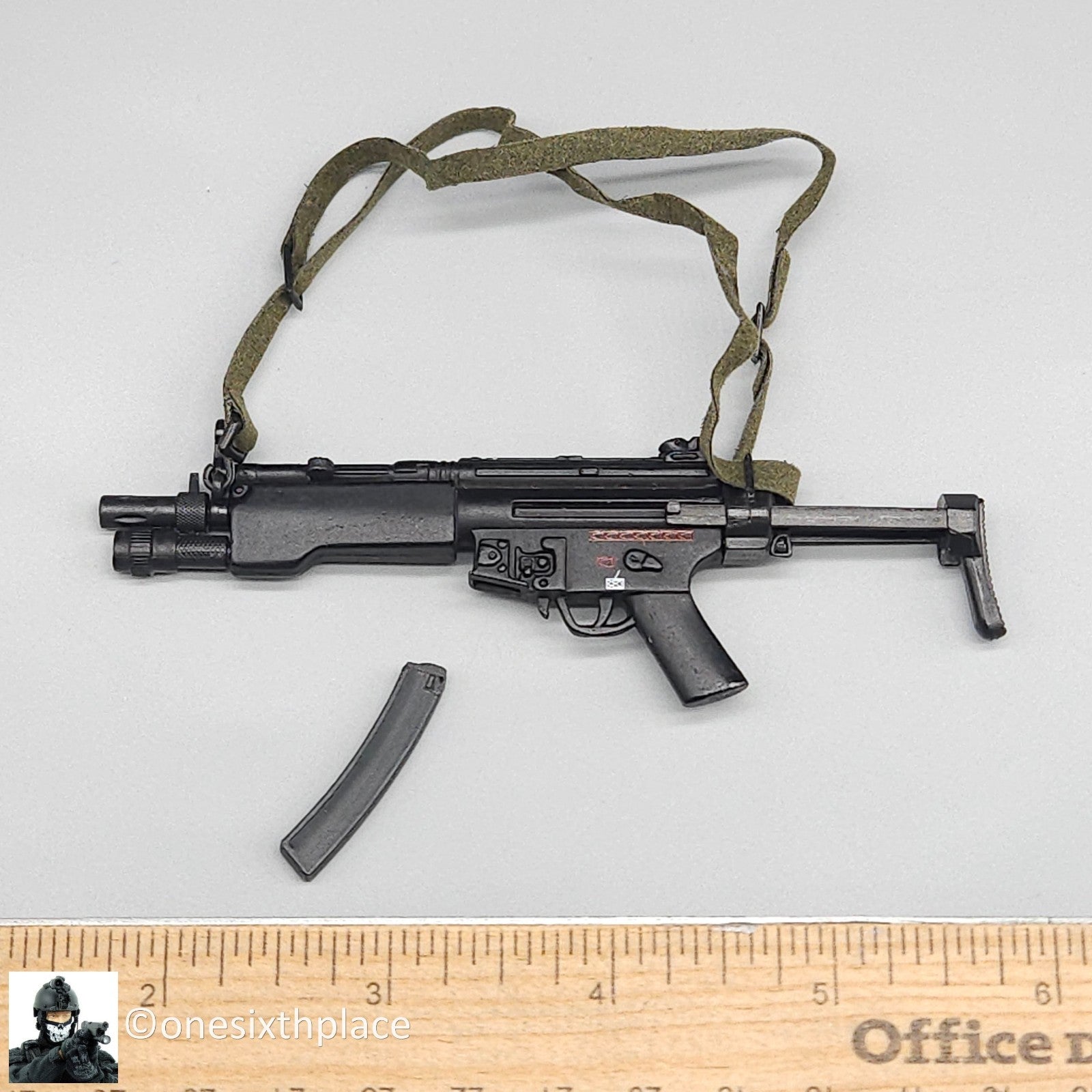 1:6 scale BBI USMC Force Recon Metal MP5 Submachine Gun for 12" Figures