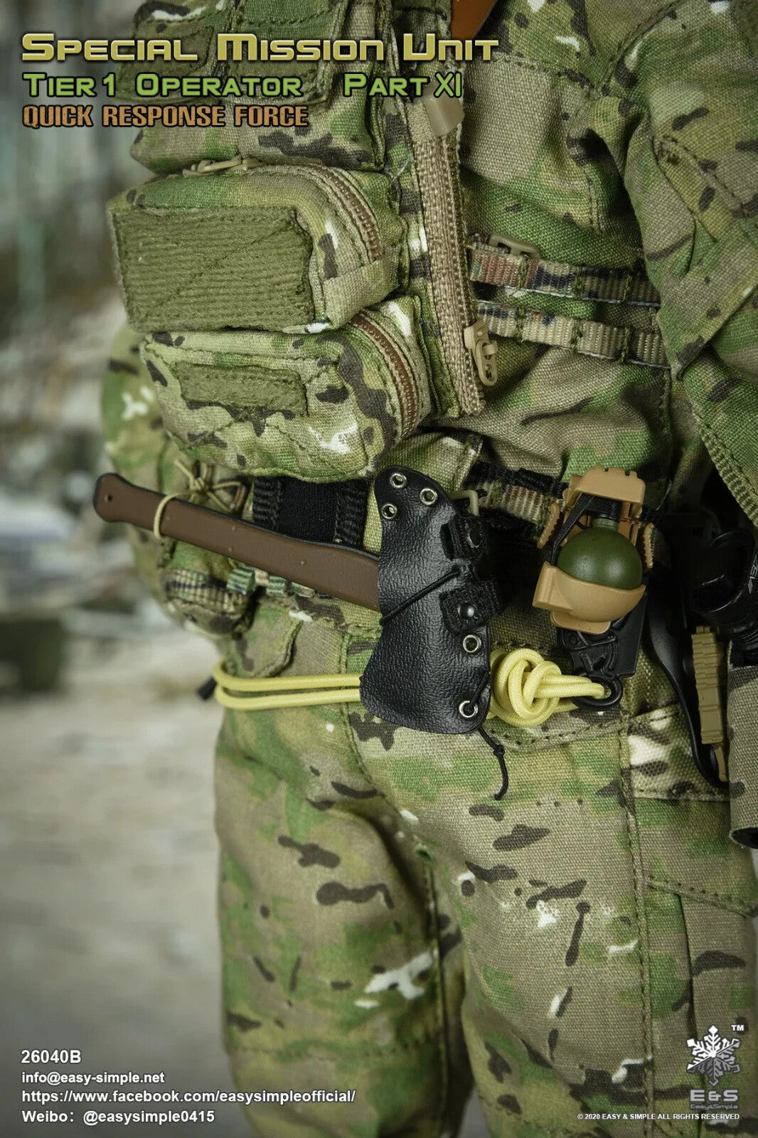 1:6 Easy & Simple Quick Response Force Retention Rope Lanyard for 12" Figures