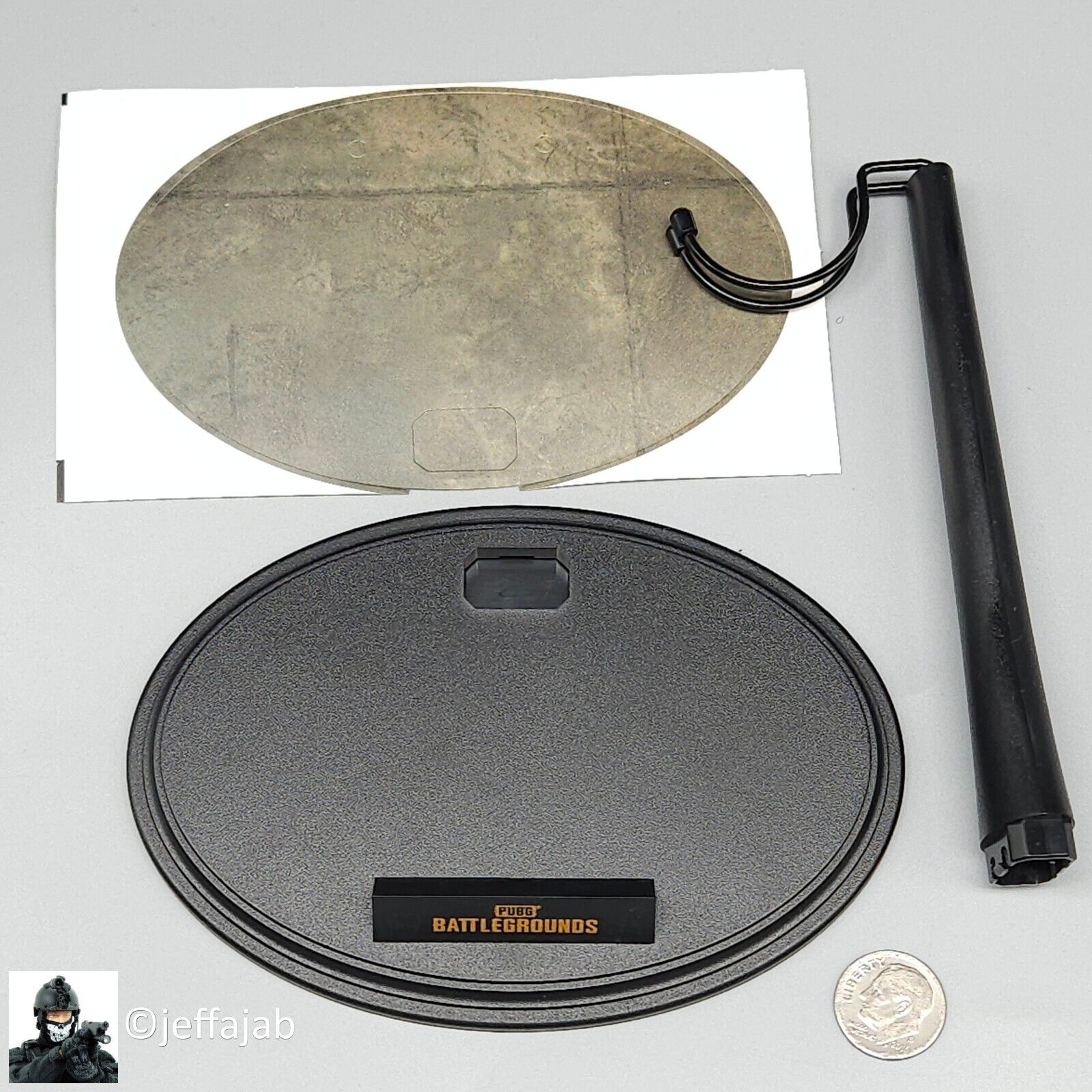 1:6 Soldier Story PUBG Battlegrounds Female Taego Figure Display Stand