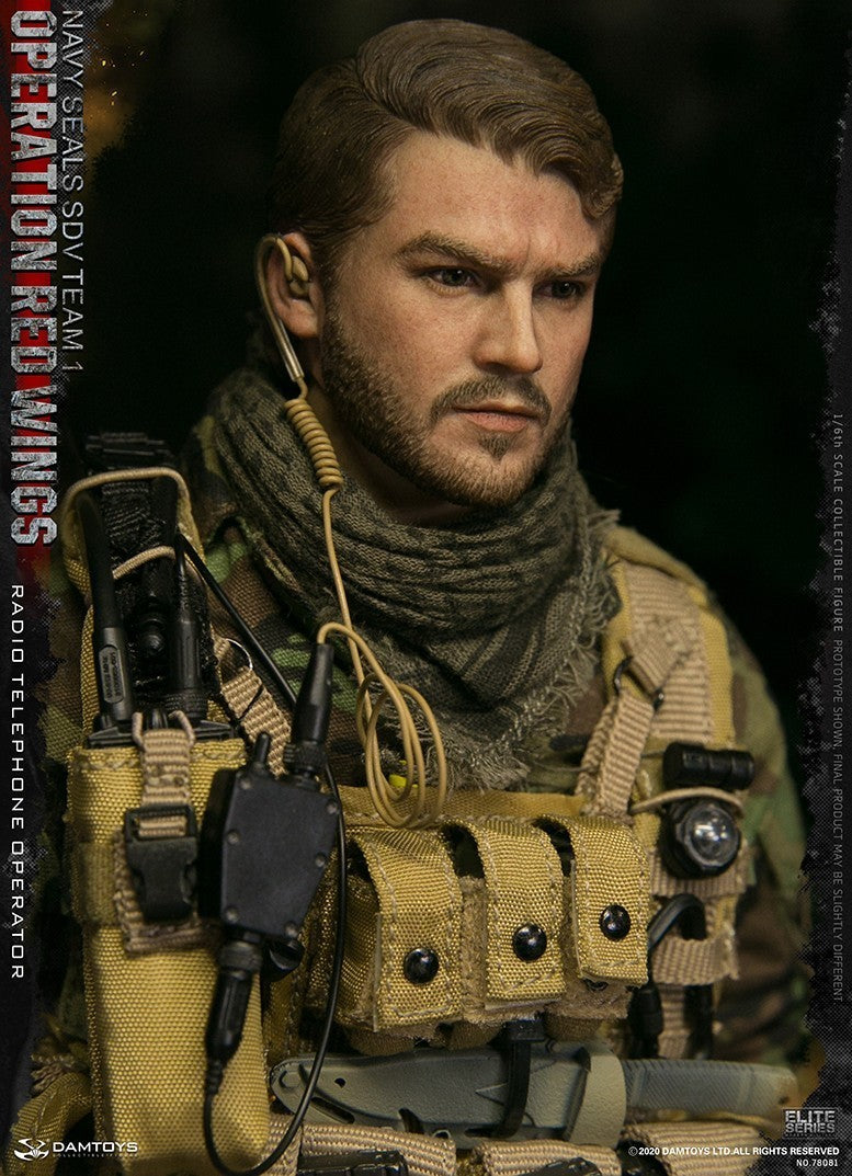 1:6 scale DamToys Navy SEAL Operation Red Wings Radio Operator Shemagh Scarf