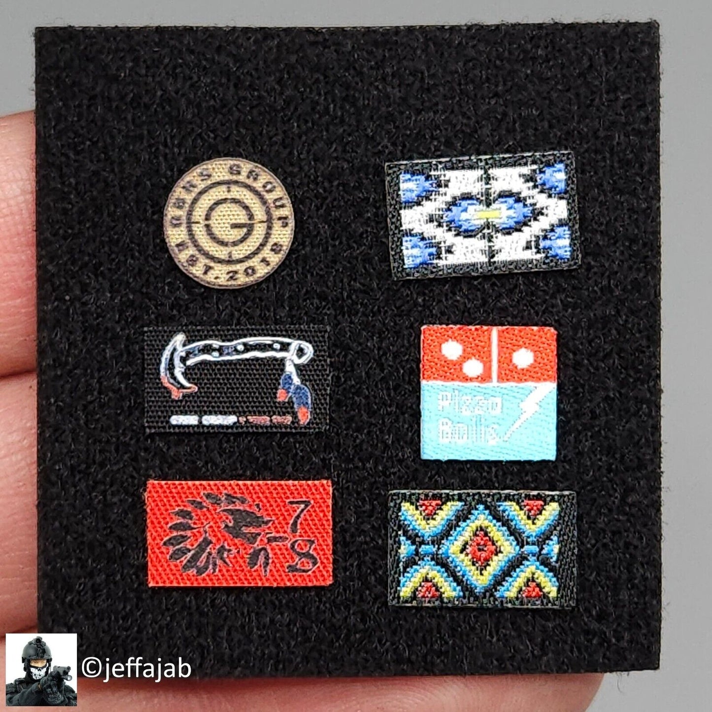 1:6 scale Easy & Simple Veteran Tactical Instructor Chapter II Patches Set