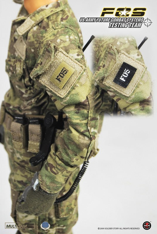 1:6 scale Soldier Story US Army FCS Testing Team Multicam Version 12" Figure