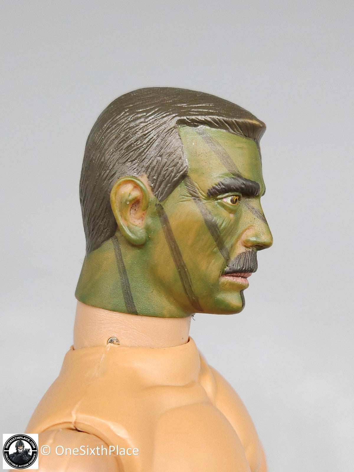 1:6 Ultimate Soldier Male Body w/ Camo Face Head & Gloves for 12" Figures