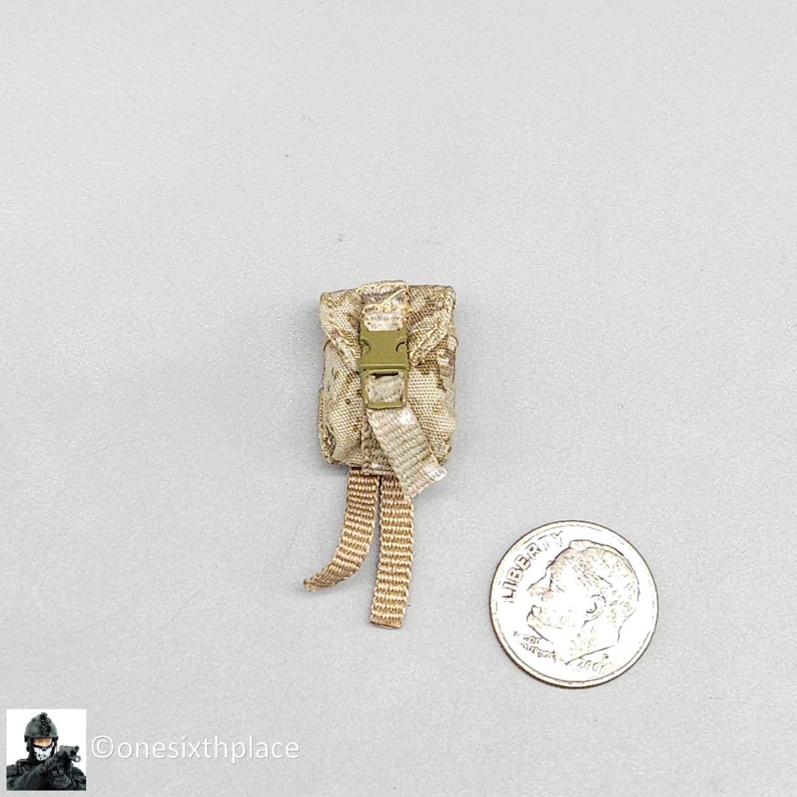 1:6 scale AOR1 Camo Grenade Pouch for 12" Figures