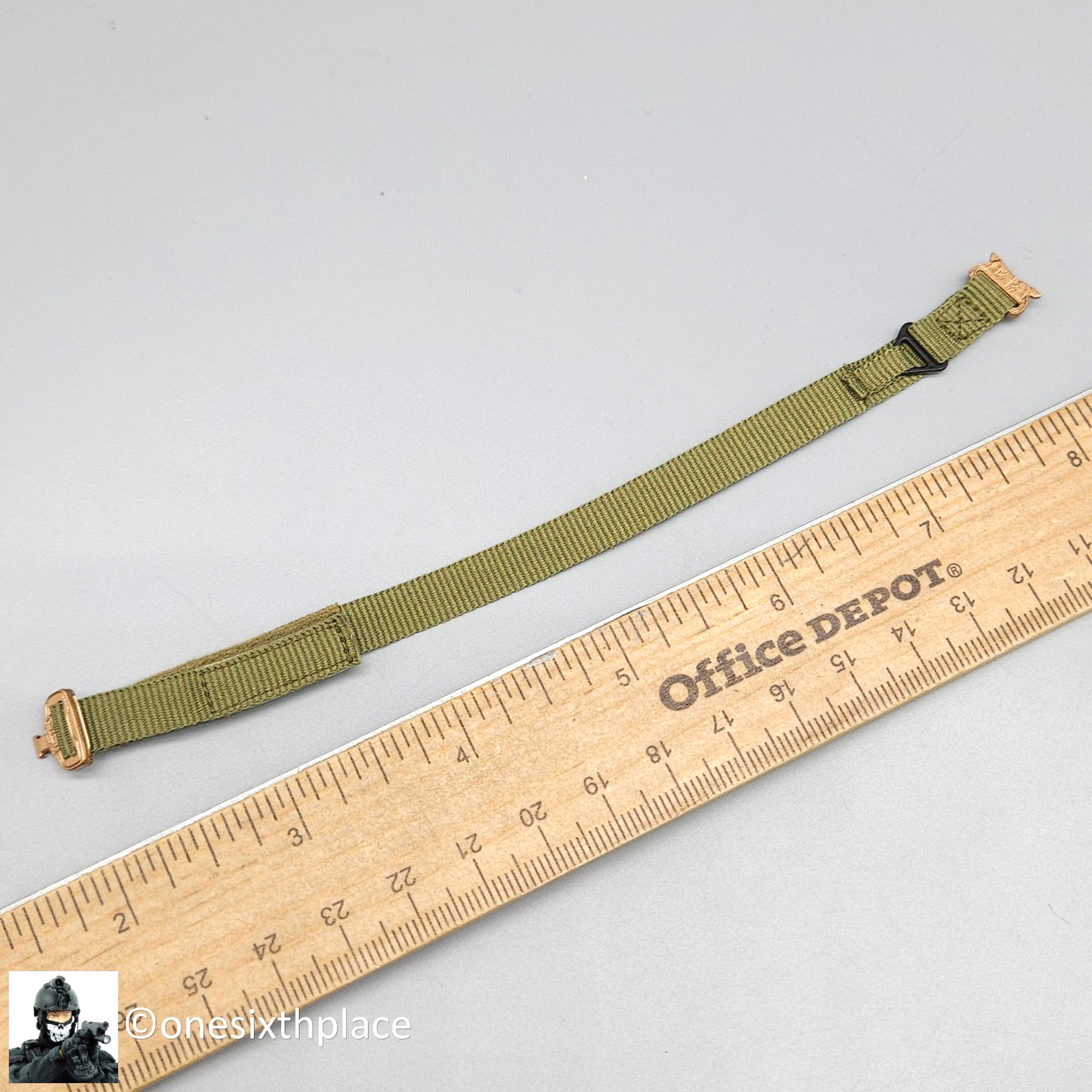 1:6 Easy & Simple CBRN Assault Team Green Cobra Belt for 12" Figures