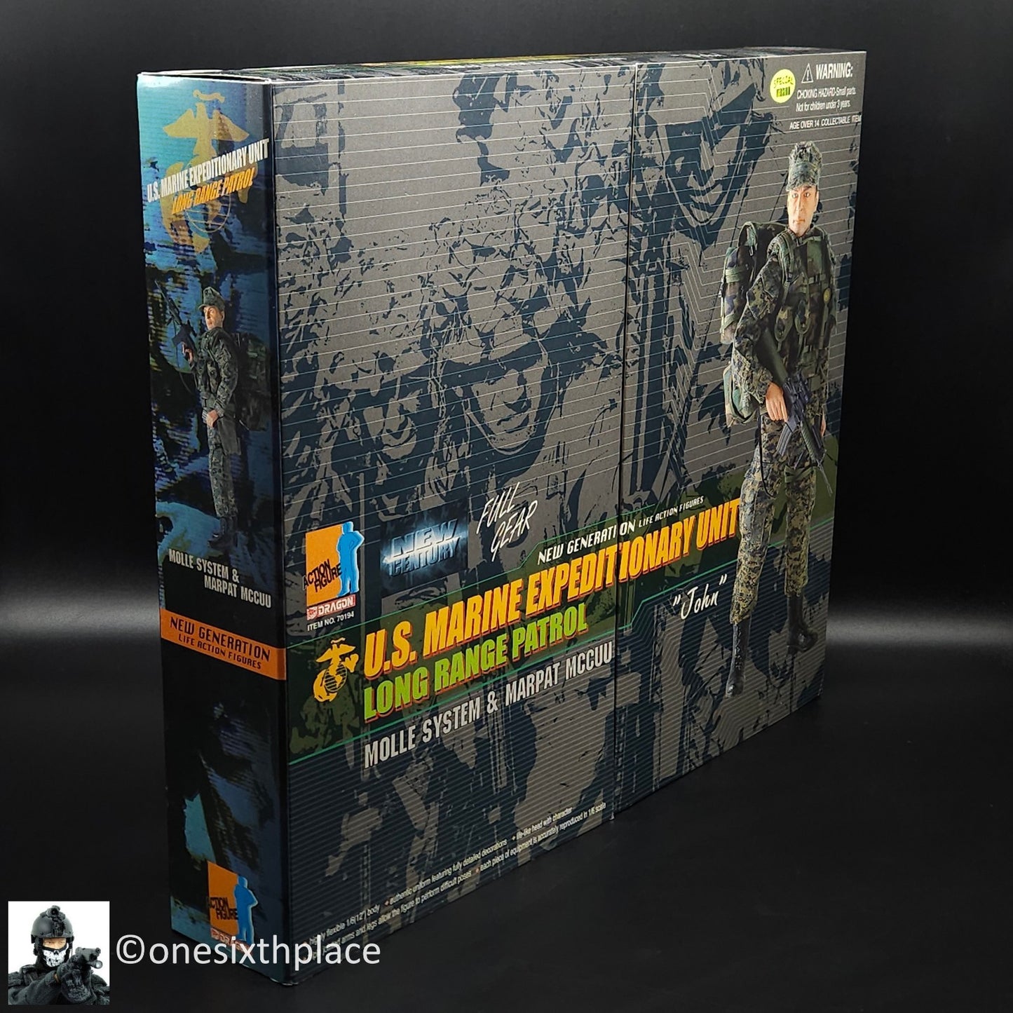 1:6 scale Dragon US Marine Corps MEU Long Range Patrol Desert MARPAT 12" Figure