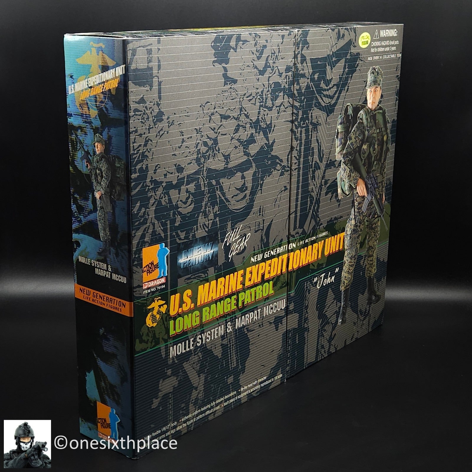 1:6 scale Dragon US Marine Corps MEU Long Range Patrol Desert MARPAT 12" Figure