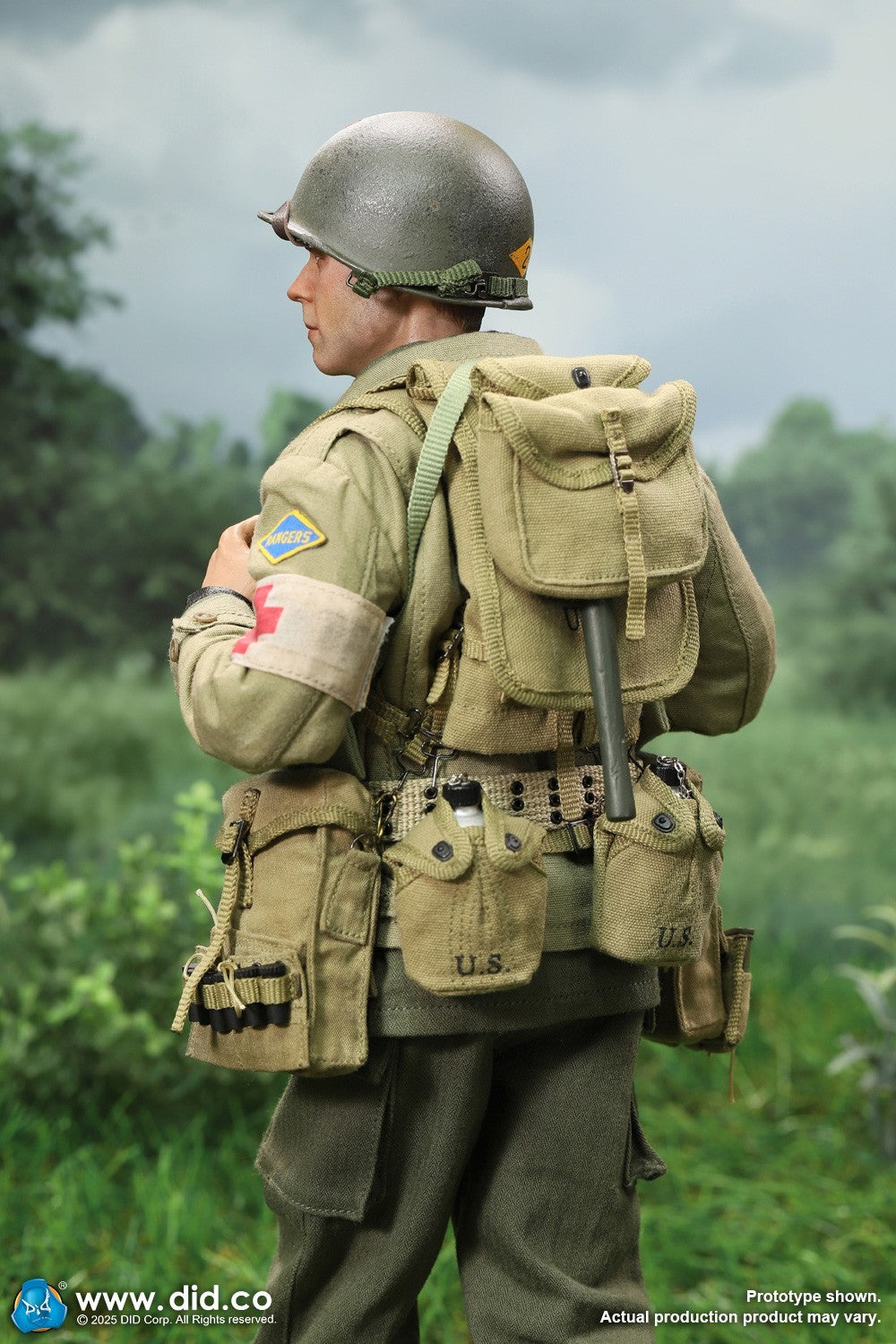 1:6 Scale DiD WWII US 2nd Ranger Battalion Medic Wade M1928 Haversack Backpack
