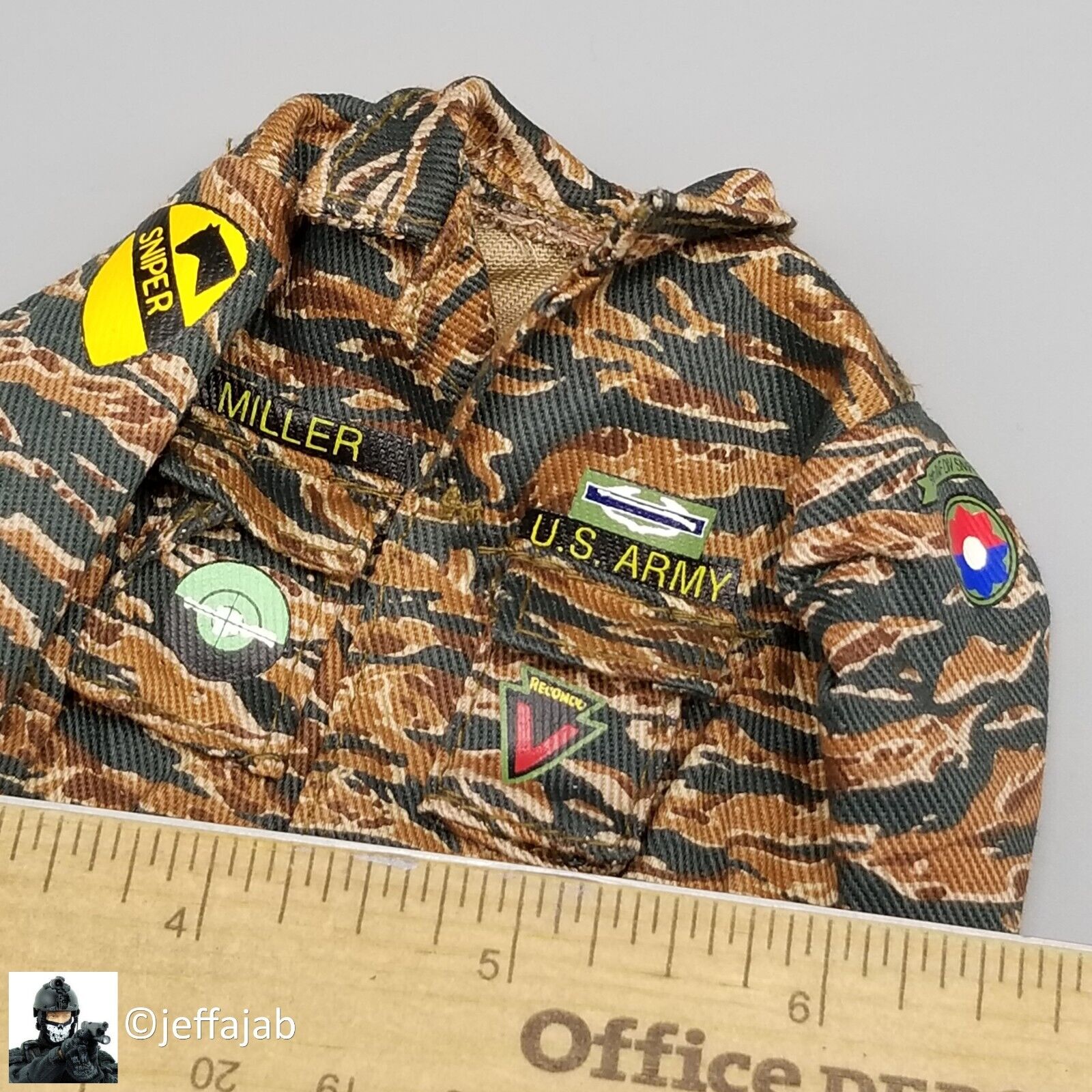 1:6 Ultimate Soldier Vietnam 9th Infantry Sniper Camo Uniform  12" Figures