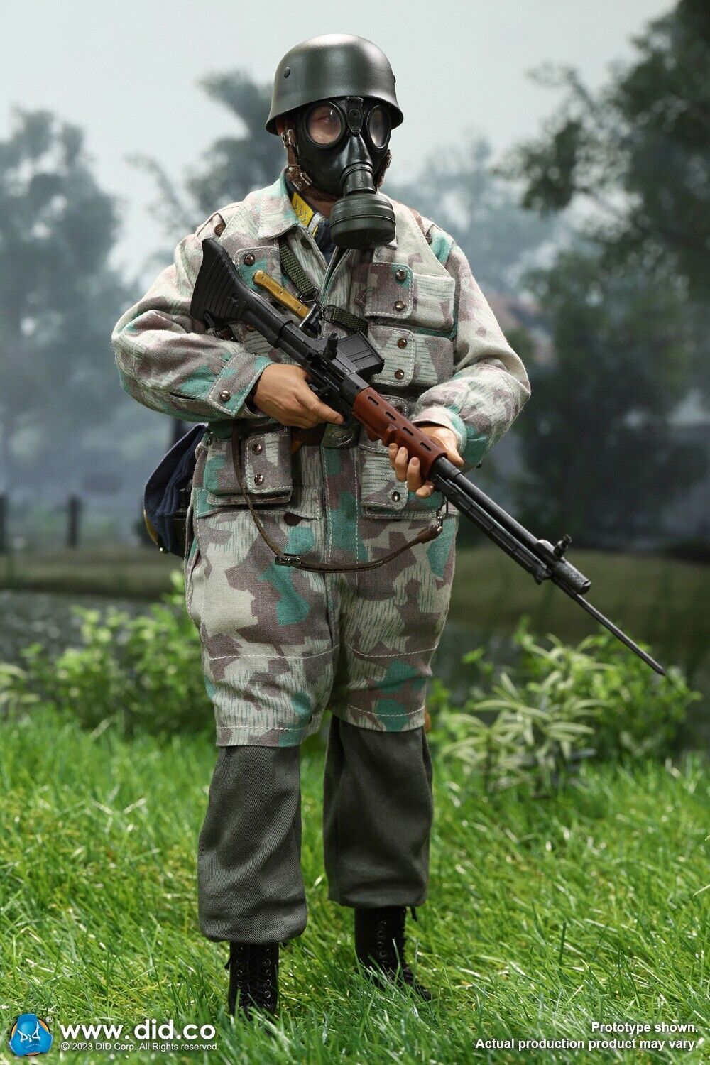 1:6 scale DID 20th Anniversary WWII German Fallschirmjager Axel 12" Figure