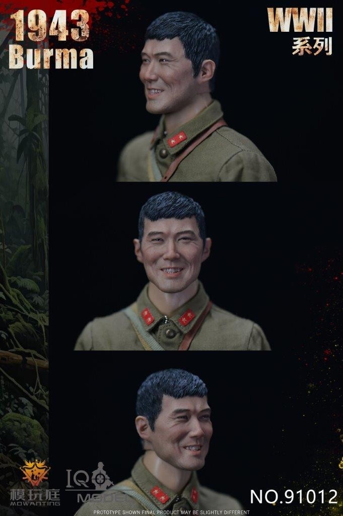 1:6 scale IQO Model WWII Japanese 1943 Burma 12" Figure 91012