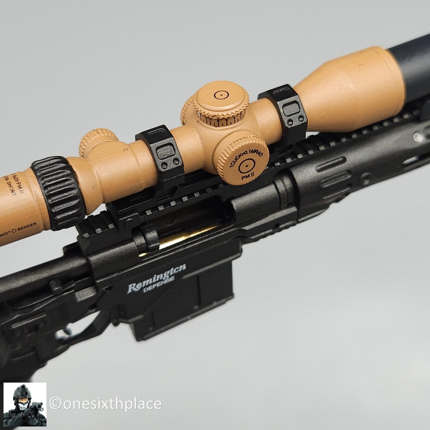 1:6 scale Easy & Simple Special Forces Sniper XM2010 .338 Rifle for 12" Figures
