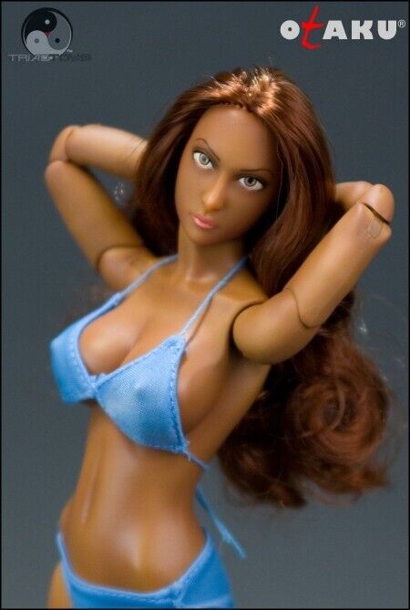 1:6 Triad Toys Female Otaku 1.0 Tan Body w/ Red Hair for 12" Figure READ NOTES