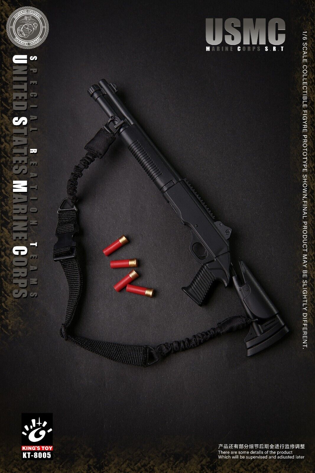 1:6 King's Toy USMC SRT Patches Set for 12" Figures