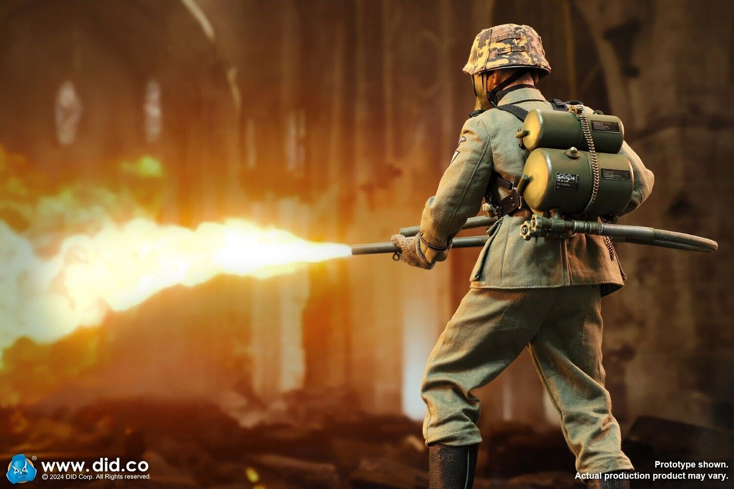 1:6 scale DiD WWII German LAH Division Heer Flammenwerfer Gefreiter Joerg