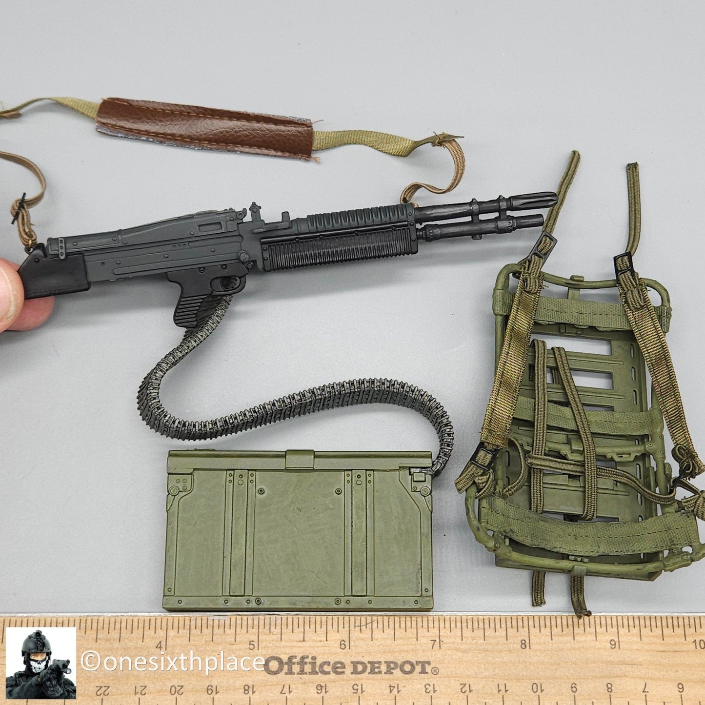 1:6 Ultimate Soldier Vietnam SEAL M60 w/ China Lake Backpack for 12" Figures