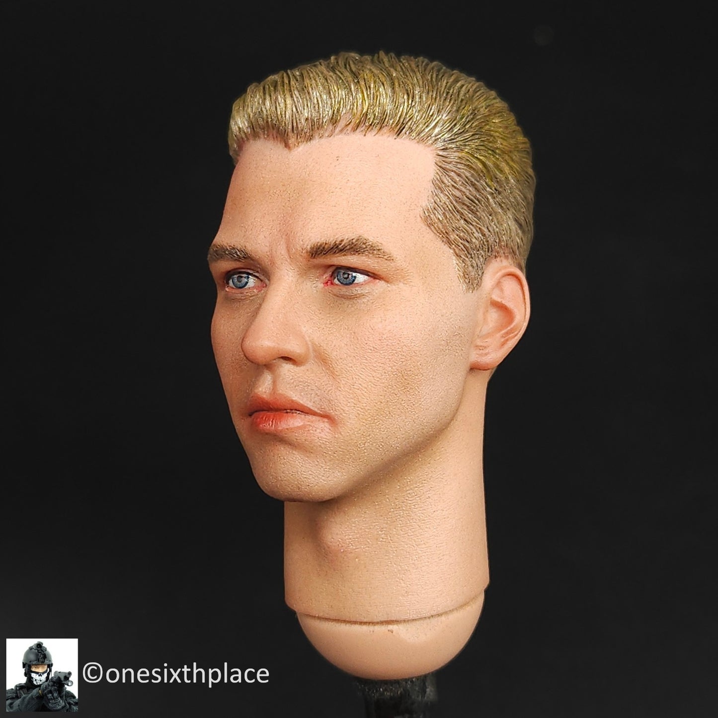 1:6 DID US Navy F-14 Pilot Tom & Nick "Iceman" Head Sculpt for 12" Figures