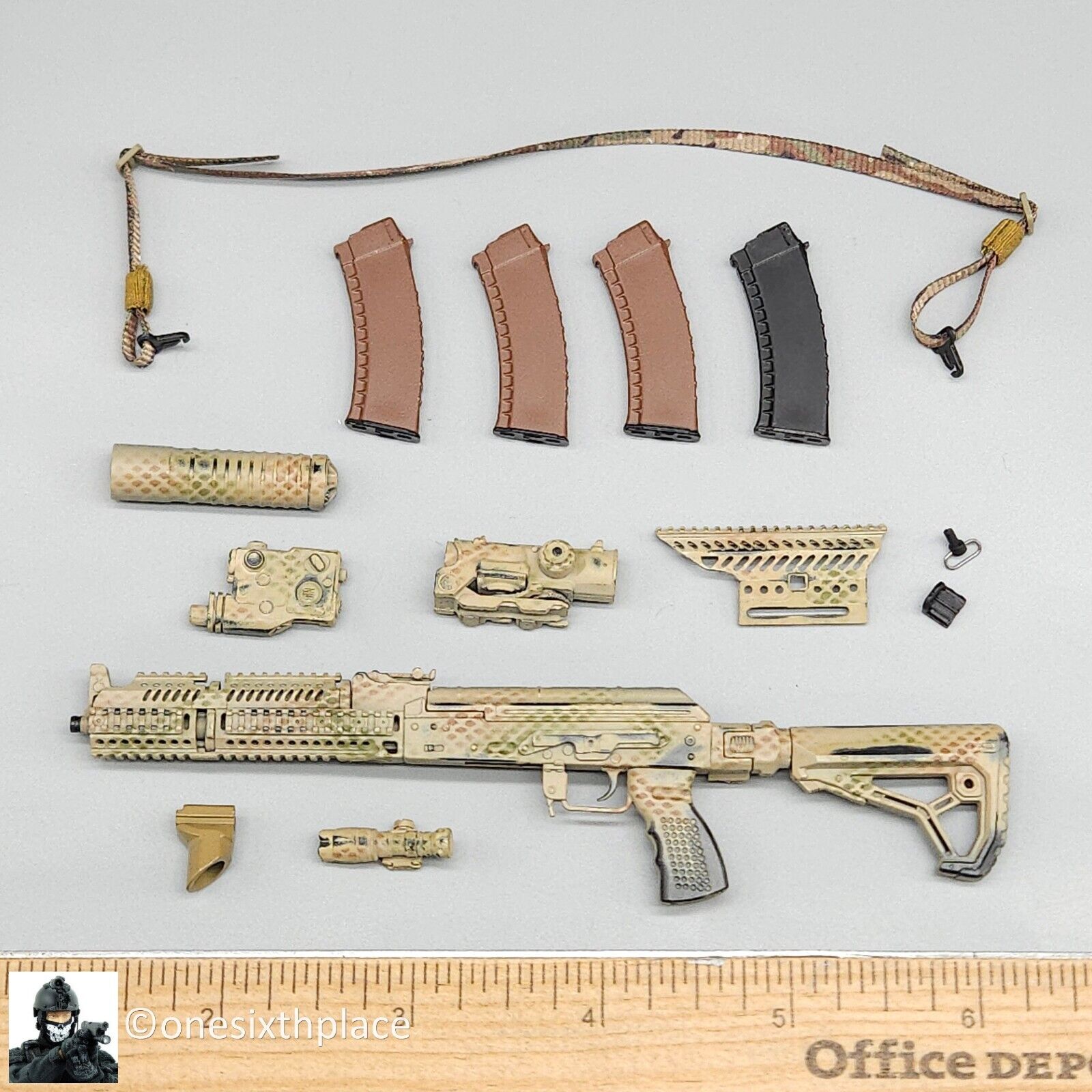 1:6 Easy Simple Russian 561st Emergency Rescue Syria 2018 AK105 Rifle Set