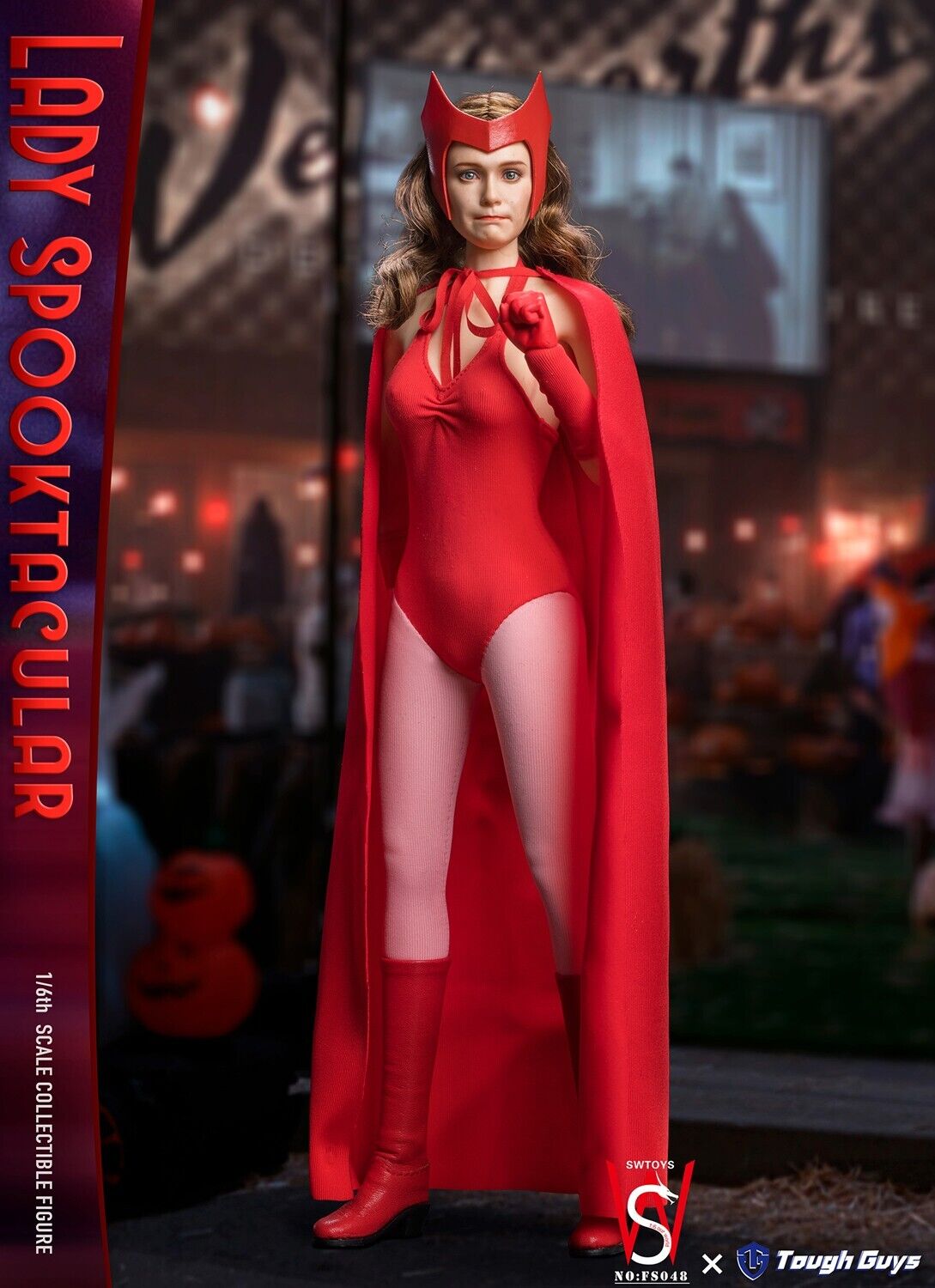 1:6 scale SW Toys Lady Spooktacular Scarlet Witch Magic Fire Flames (Plastic)
