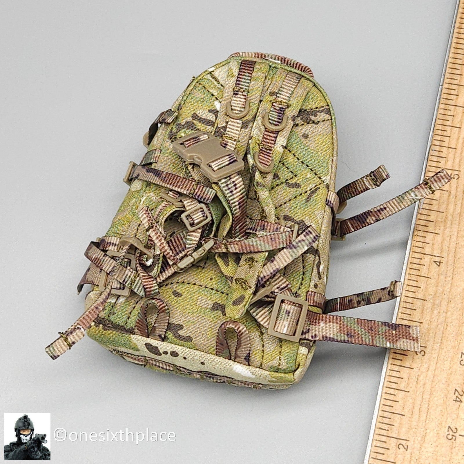 1:6 scale Easy & Simple Coalition Forces Multicam Backpack 12" Figures 26065RA