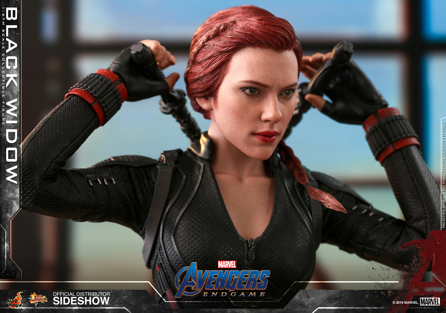 1:6 scale Hot Toys Avengers Endgame Black Widow Batons Set for 12" Figures