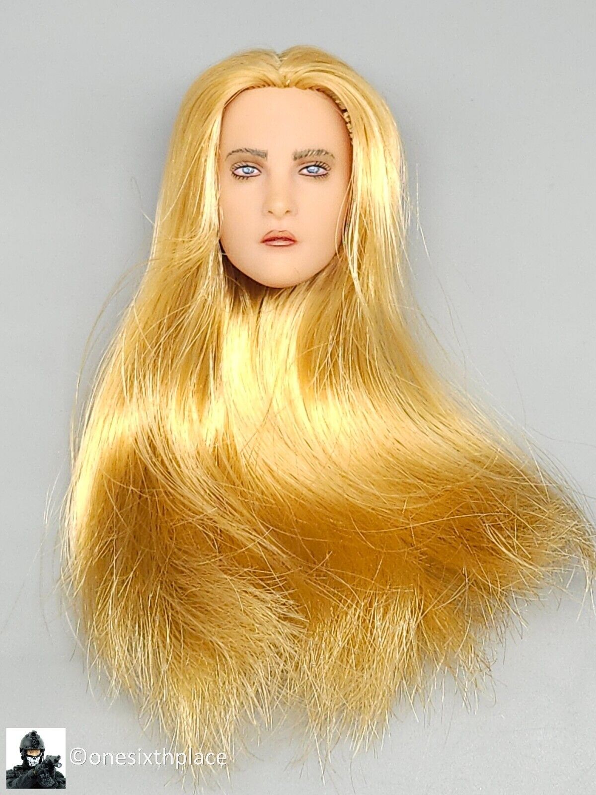 1:6 Triad Toys Caucasian Alpha Female Blond Hair Head Sculpt for 12" Figures