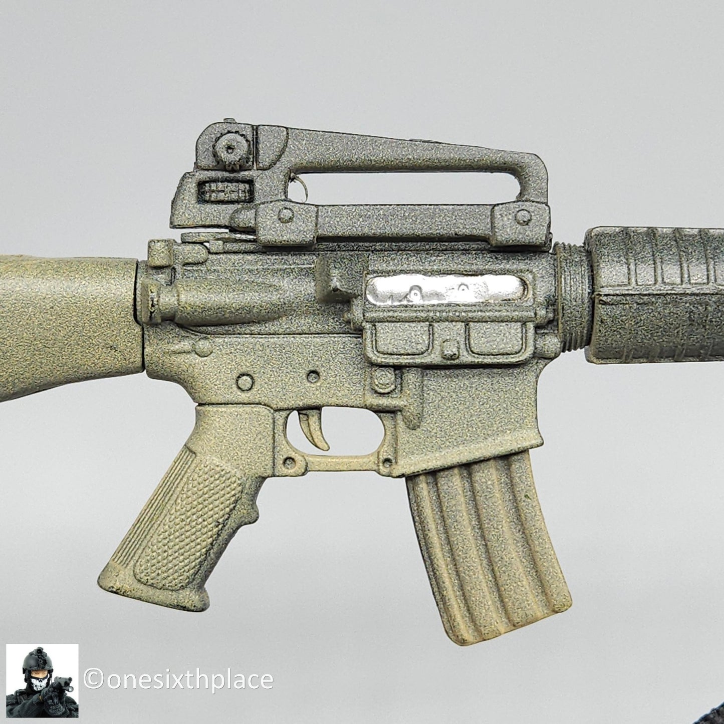 1:6 scale BBI Freedom Force M16 Rifle Weathered for 12" Figures