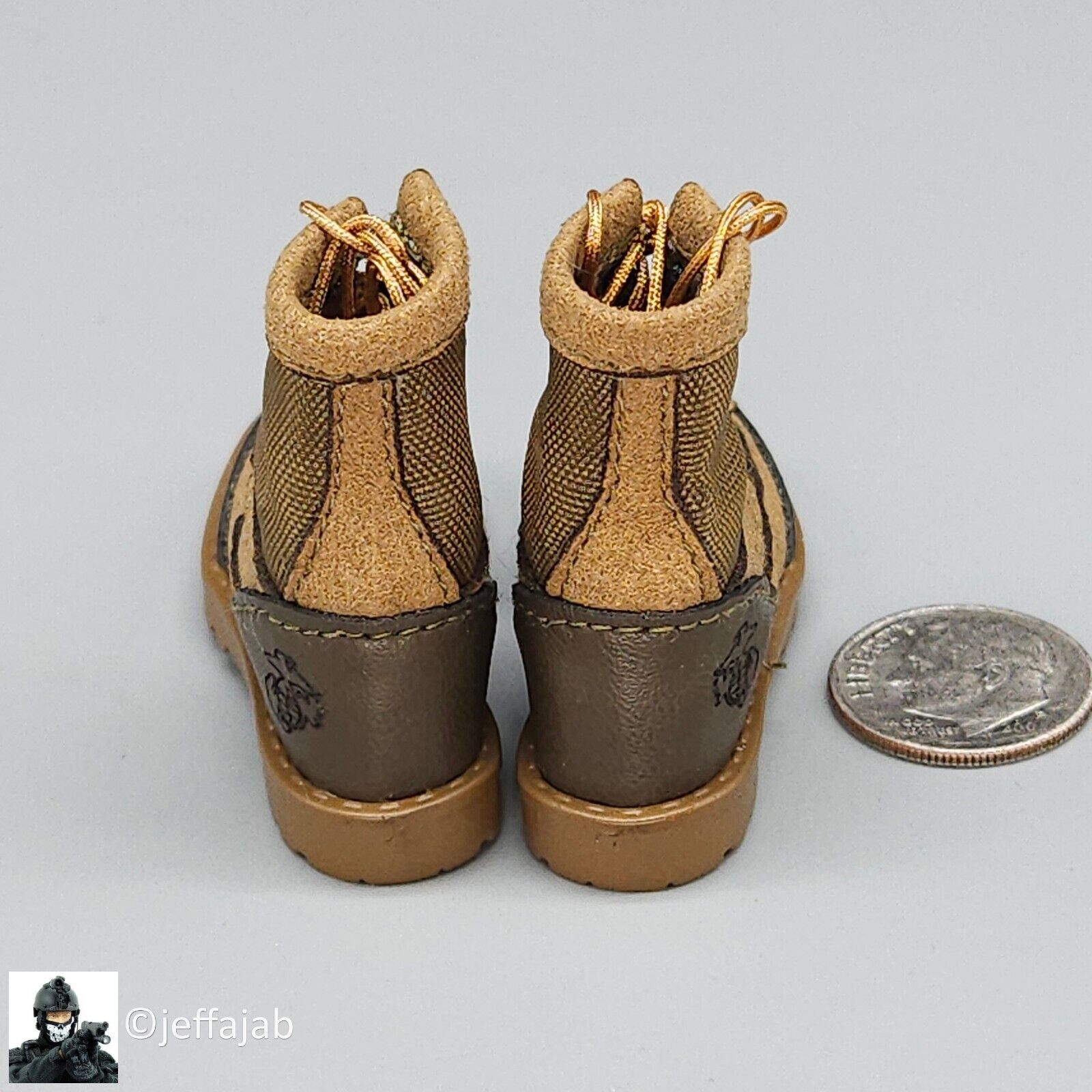 1:6 scale Easy & Simple USMC 26th MEU RAT Boots (Peg Type) for 12" Figures