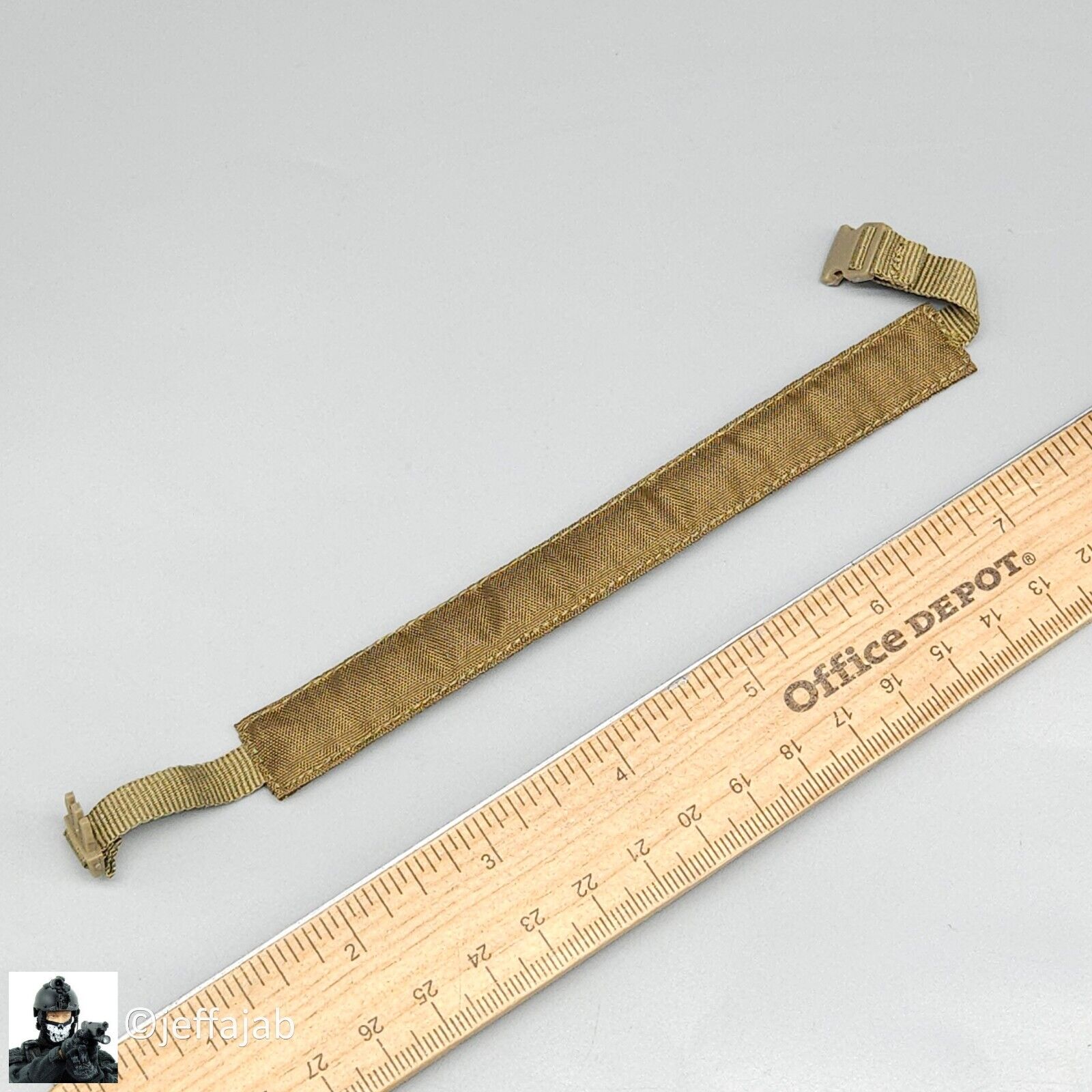 1:6 scale Easy & Simple USMC 26th MEU Coyote Padded MOLLE Belt for 12" Figures