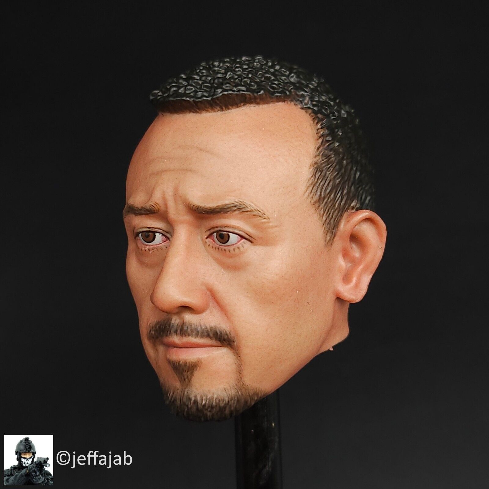 1:6 Soldier Story Battle of Triangle Hill Asian Male Head Sculpt for 12" Figures