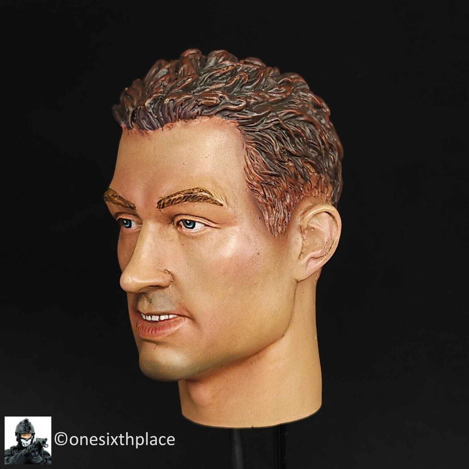 1:6 DiD WWII Russian Nikolai Sokolovsky Male Head Sculpt for 12" Figures