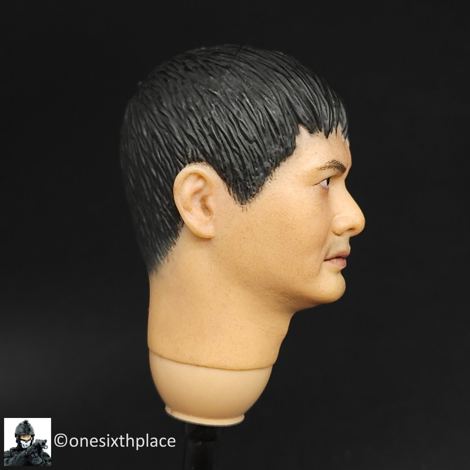 1:6 scale Loading Toys Chow Yun-Fat Asian Male Head Sculpt for 12" Figures