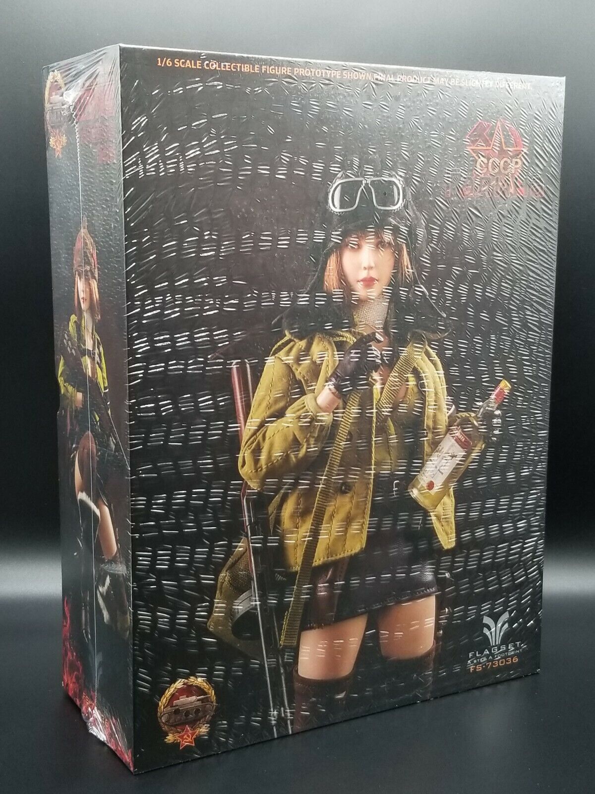 1:6 Scale Flagset Red Alert Soviet Tank Lieutenant Galina 12" Female Figure