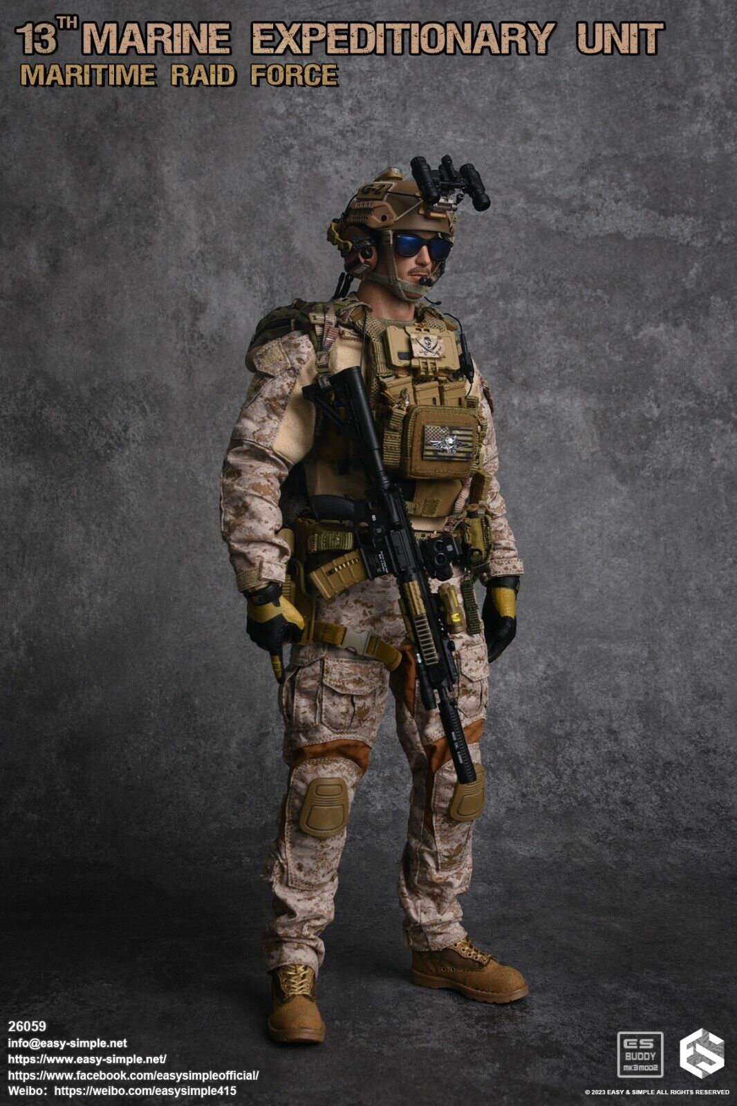 1:6 scale Easy & Simple 13th MEU Maritime Raid Force S20 Juggernaut Phone Case