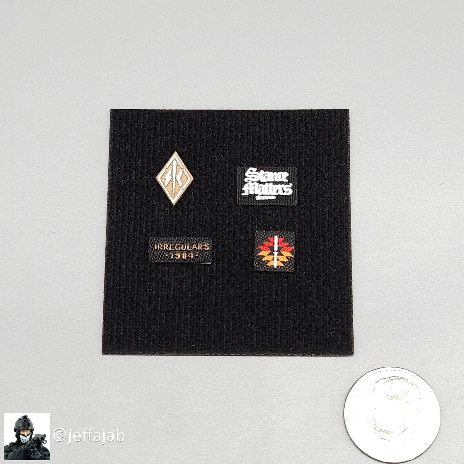 1:6 Easy & Simple Veteran Tactical Instructor Patches Set for 12" Figures