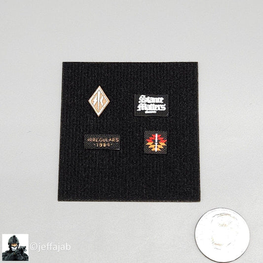 1:6 Easy & Simple Veteran Tactical Instructor Patches Set for 12" Figures