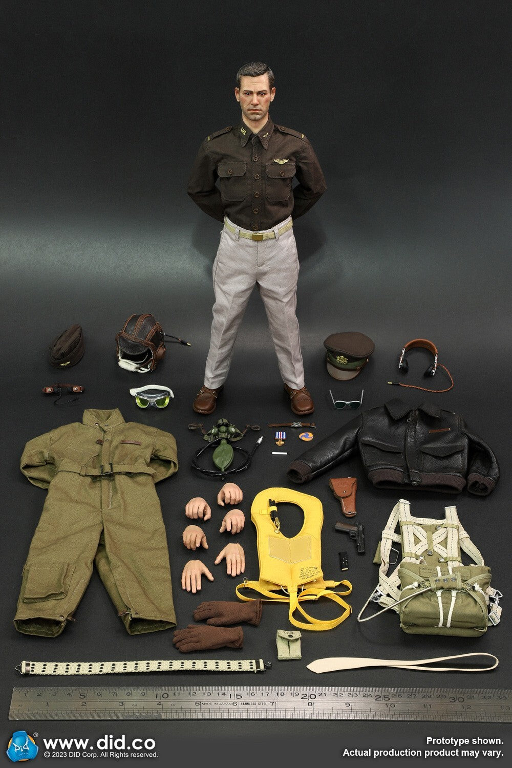 1:6 scale DiD WWII United States Army Air Forces Pilot Captain Rafe 12" Figure